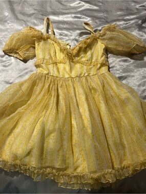 lush opulence corset dress Dolls Kill Sugar Thrillz Divine Lush Opulence Corset Dress Size XL